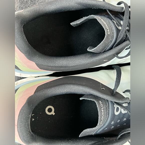 On Cloudflow 4 Running Sneakers Men’s Size 14 EUC Glacier Chambray - Picture 10 of 12